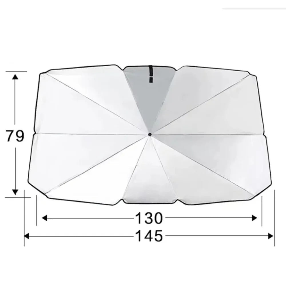 car windshield heat deflector