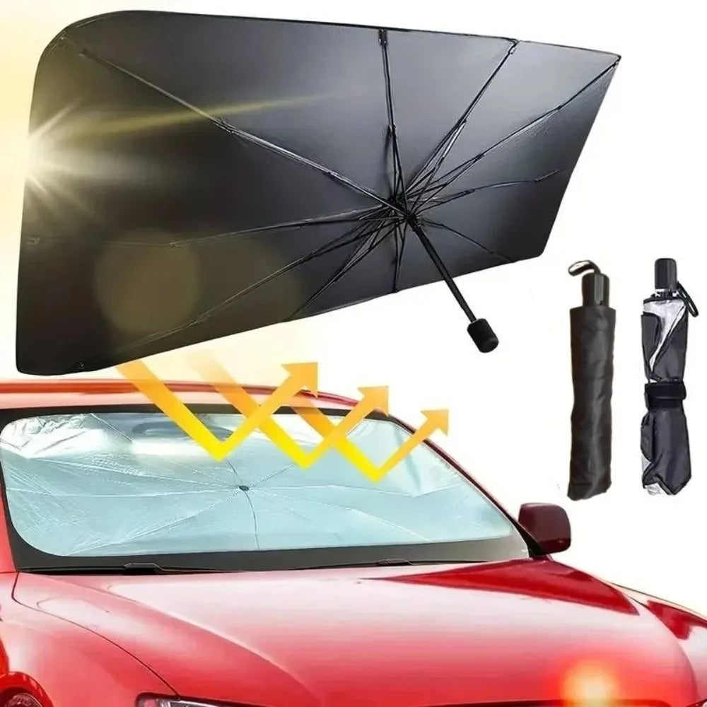 car windshield heat deflector