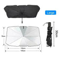 car windshield heat deflector